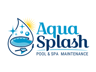 Aqua Splash Pool & Spa Maintenance logo design by Coolwanz