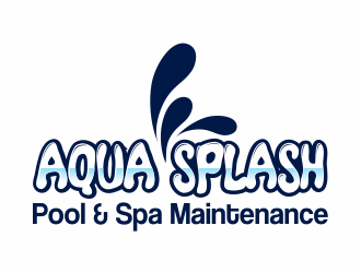 Aqua Splash Pool & Spa Maintenance logo design by up2date