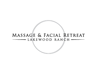 Massage & Facial Retreat logo design by Lovoos