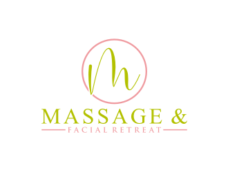 Massage & Facial Retreat logo design by bricton