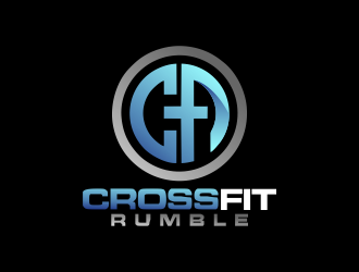 CROSSFIT RUMBLE logo design by Gwerth