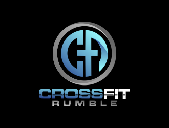 CROSSFIT RUMBLE logo design by Gwerth
