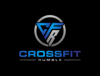 CROSSFIT RUMBLE logo design by Franky.