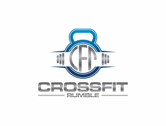 CROSSFIT RUMBLE logo design by hopee