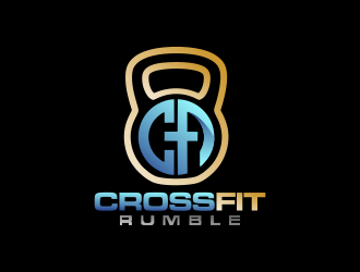 CROSSFIT RUMBLE logo design by Gwerth