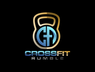 CROSSFIT RUMBLE logo design by Gwerth
