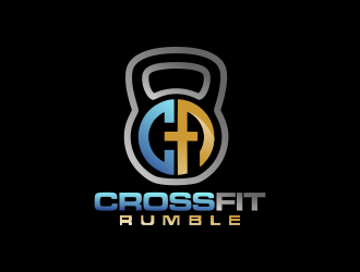 CROSSFIT RUMBLE logo design by Gwerth