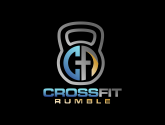 CROSSFIT RUMBLE logo design by Gwerth