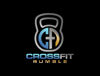 CROSSFIT RUMBLE logo design by Gwerth