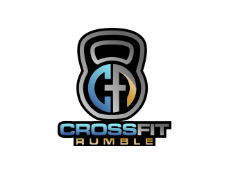 CROSSFIT RUMBLE logo design by Gwerth