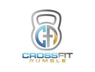 CROSSFIT RUMBLE logo design by Gwerth