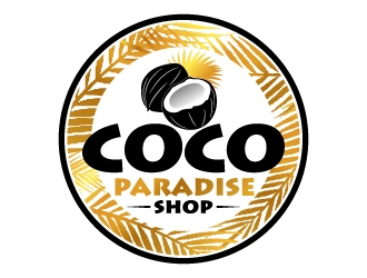 coco paradise shop logo design by jaize