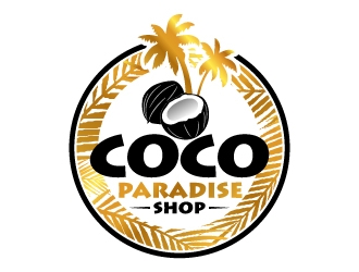 coco paradise shop logo design by jaize