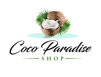 coco paradise shop logo design by BeDesign