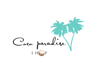 coco paradise shop logo design by citradesign