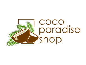 coco paradise shop logo design by meliodas