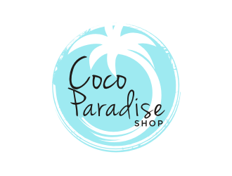 coco paradise shop logo design by Barkah