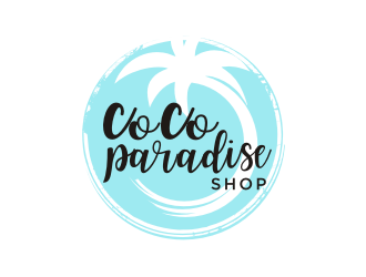 coco paradise shop logo design by Barkah