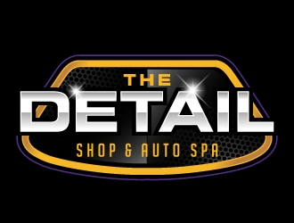 THE DETAIL SHOP & AUTO SPA logo design by Suvendu