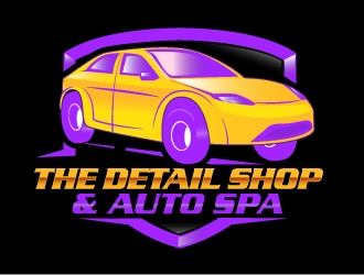 THE DETAIL SHOP & AUTO SPA logo design by Suvendu