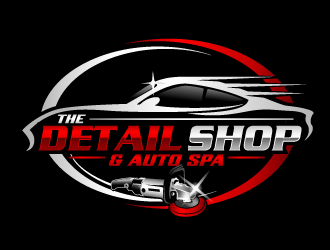 THE DETAIL SHOP & AUTO SPA logo design by THOR_