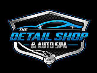 THE DETAIL SHOP & AUTO SPA logo design by THOR_