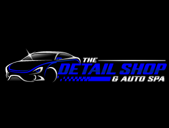 THE DETAIL SHOP & AUTO SPA logo design by THOR_