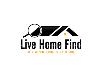 Live Home Find logo design by bluevirusee