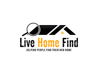 Live Home Find logo design by bluevirusee