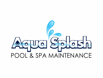 Aqua Splash Pool & Spa Maintenance logo design by up2date