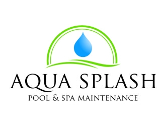 Aqua Splash Pool & Spa Maintenance logo design by jetzu
