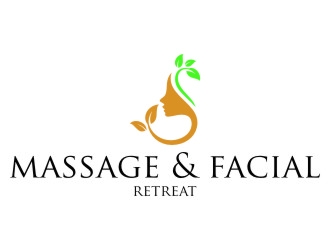 Massage & Facial Retreat logo design by jetzu
