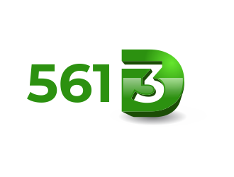 561 3D logo design by Girly