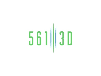 561 3D logo design by Akhtar