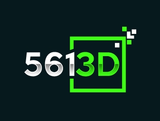 561 3D logo design by AamirKhan