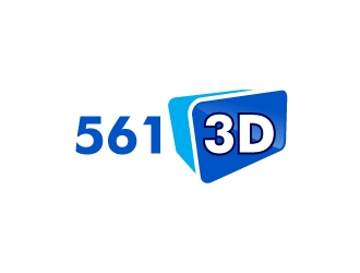 561 3D logo design by uttam