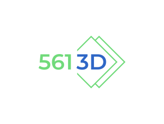 561 3D logo design by checx
