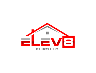 ELEV8 FLIPS LLC logo design by haidar