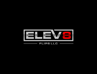 ELEV8 FLIPS LLC logo design by haidar