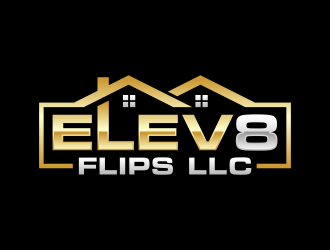 ELEV8 FLIPS LLC logo design by hidro