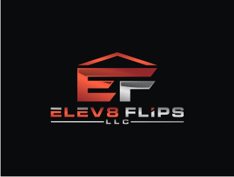 ELEV8 FLIPS LLC logo design by bricton