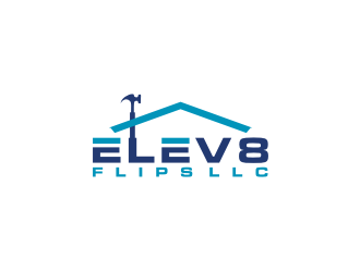ELEV8 FLIPS LLC logo design by bricton