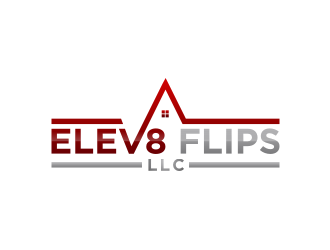 ELEV8 FLIPS LLC logo design by hopee