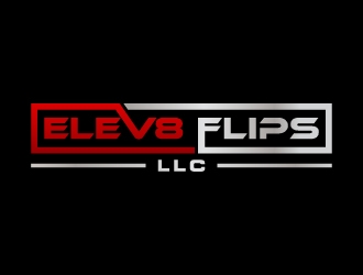 ELEV8 FLIPS LLC logo design by cybil