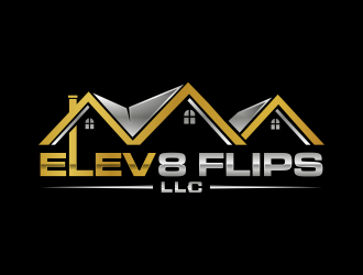 ELEV8 FLIPS LLC logo design by qqdesigns