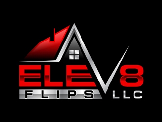 ELEV8 FLIPS LLC logo design by MAXR