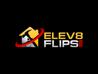 ELEV8 FLIPS LLC logo design by Dakon