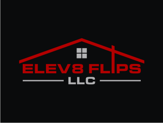 ELEV8 FLIPS LLC logo design by logitec
