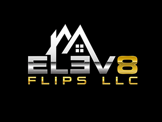 ELEV8 FLIPS LLC logo design by 3Dlogos