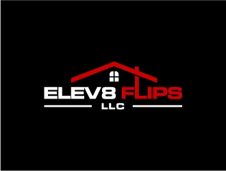 ELEV8 FLIPS LLC logo design by fortunato